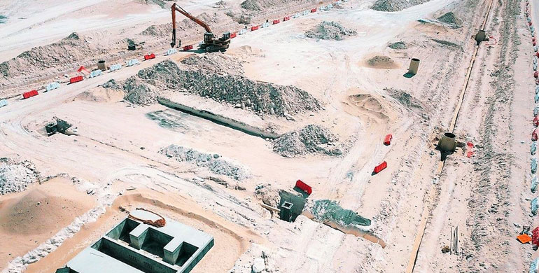 Musanada's $64m Al Shamkha works in Abu Dhabi 50% complete.